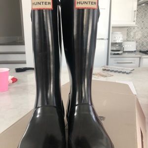 Hunter Boots Original Kids Gloss Black Size 3